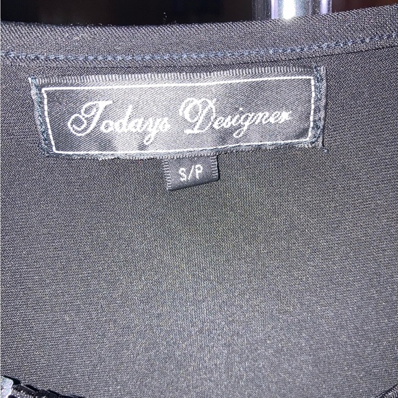 Sequinned Black Top - Picture 2 of 4